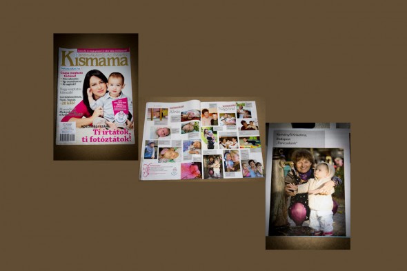 Megjelenés a Kismama magazin 2012. december-2013. januári számában